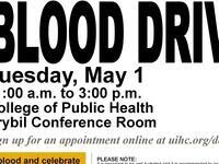 College of Public Health Blood Drive