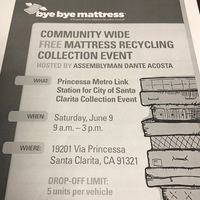 Free Mattress Recycling Collection Event