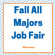 Fall All-Majors Job Fair featuring the Sales and Marketing Job Fair