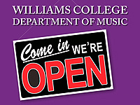 Williams College Department of Music Open House Williams College Department of Music Open House
