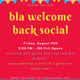 BLA Welcome Social
