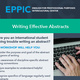 Writing Effective Abstracts