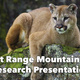 Lecture on Mountain Lion Research Project