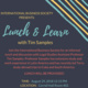 International Business Society Presents: Lunch & Learn with Tim Samples