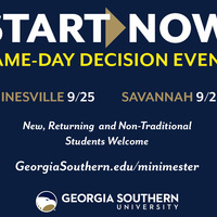 Start Now Fall Minimester - Armstrong Campus