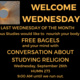 Welcome Wednesday