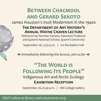 Graduate Student Lecture Series: Norman Vorano