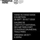 Parsons Paris x INMA Exhibition: HAND IN HAND MADE
