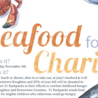 Joey's Seafood Fundraiser for 31 Backpacks