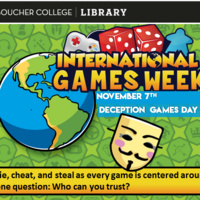 International Games Week - Deception Games Day