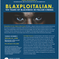 Blaxploitalian. 100 Years of Blackness in Italian Cinema