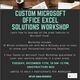 Custom Microsoft Office Excel Solutions Workshop