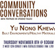 Community Conversations #4: MFA Textiles In-Studio Talks with Yu Nong Khew