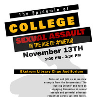 The Epidemic of College Sexual Assault in the Age of #metoo