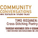 Community Conversations #6: MFA Textiles In-Studio Talks with Timo Rissanen