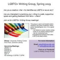 LGBTQ+ Writing Group Meeting