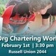 New Organization Chartering Workshop