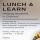 HR Lunch & Learn: Helping Students in Distress