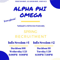 Alpha Phi Omega Information Session #2