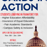 Cards in Action: Students Lobbying in Frankfort