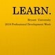 Safe Zone Training - Professional Development Week 2019