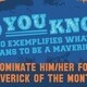 Maverick of the Month Tabling