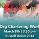 New Organization Chartering Workshop