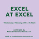 Excel at Excel Workshop