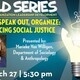 SOLD Workshop Series | Rise Up, Speak Out, Organize: Advancing Social Justice