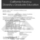 California Forum for Diversity in Graduate Education