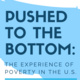 Pushed to the Bottom: The Experience of Poverty in the US