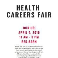 Alpha Epsilon Delta's Health Careers Fair
