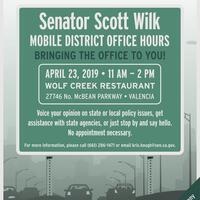 Senator Scott Wilk's Mobile Office Hours in Valencia
