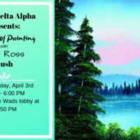 Alpha Delta Alpha Painting With Bob Ross Rush