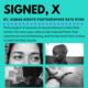 Signed, X Photo Display