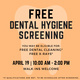 New Patient Screening to Qualify for Free Dental Hygiene Care for WREB Exam