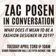 Zac Posen In Conversation