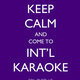 International Karaoke Night: Kickoff to International Weekend! International Karaoke Night: Kickoff to International Weekend!