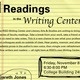 Readings in the Writing Center Readings in the Writing Center